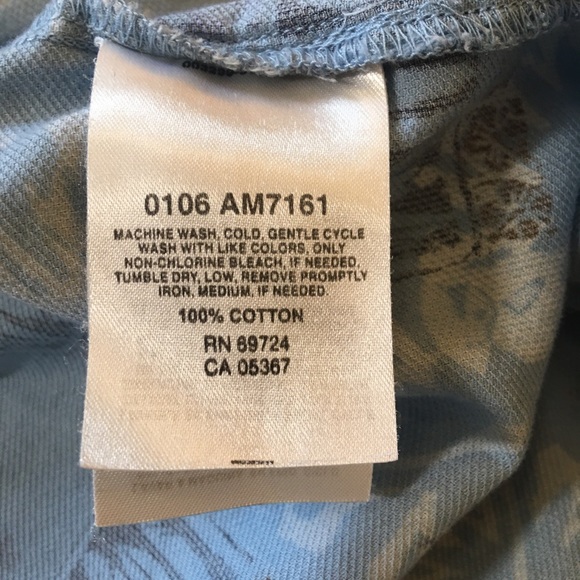 Columbia blue gray surf cotton button down Size M - Picture 6 of 9